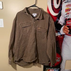 Vintage Carhartt Brown Button Jacket